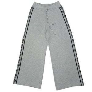 Vevea Wide Leg Drawstring Pants in Gray and Black - NWOT